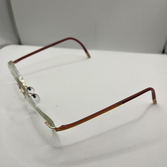 Silhouette Eyeglasses Titan 5479 20 6055 Designer Frames Only Red 17-135 main image 6